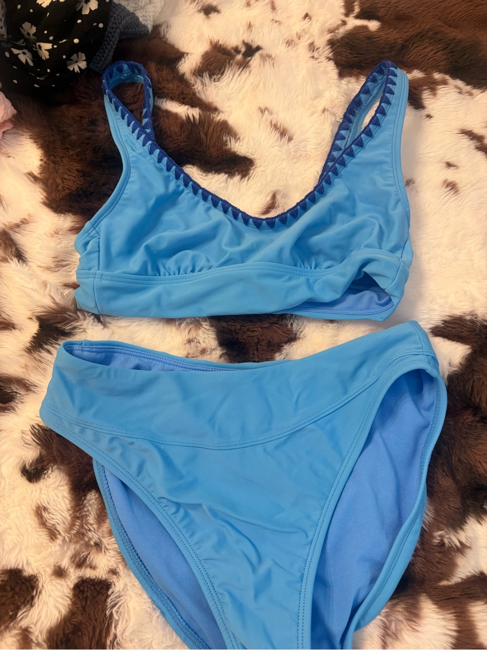 Blue Women's Bikini Set - Two-Piece Swimwear
